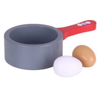 Bigjigs Toys - Serpenyő és tojás - JátékManufaktúra.hu
