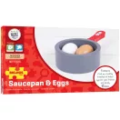 Bigjigs Toys - Serpenyő és tojás - JátékManufaktúra