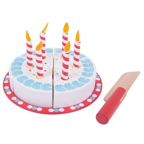 Bigjigs Toys Krájacia narodeninovú tortu
