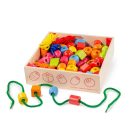 Bigjigs Toys - Fűzhető gyöngykészlet fadobozban - JátékManufaktúra