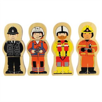 Bigjigs Toys - Fa puzzle Foglalkozások - JátékManufaktúra