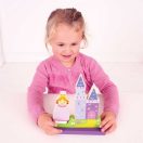 Bigjigs Toys - Mágneses álló puzzle Kastély - JátékManufaktúra