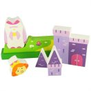 Bigjigs Toys - Mágneses álló puzzle Kastély - JátékManufaktúra