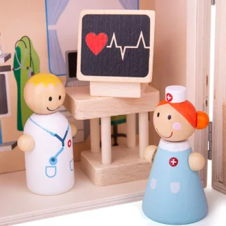 Bigjigs Toys - Mackó kórház - JátékManufaktúra