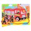 Bigjigs Toys - Fa puzzle tűzoltók (9 db) - JátékManufaktúra