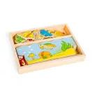 Bigjigs Toys - Mágneses horgászjáték tengeri - JátékManufaktúra