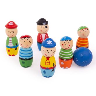 Bigjigs Toys - Fa kugli kalózok - JátékManufaktúra