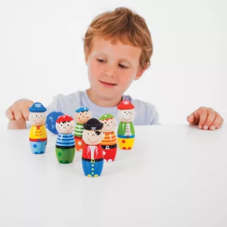 Bigjigs Toys - Fa kugli kalózok - JátékManufaktúra