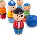 Bigjigs Toys - Fa kugli kalózok - JátékManufaktúra
