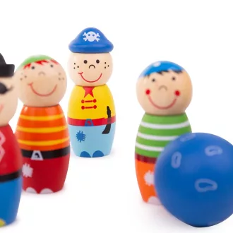 Bigjigs Toys - Fa kugli kalózok - JátékManufaktúra