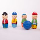 Bigjigs Toys - Fa kugli kalózok - JátékManufaktúra