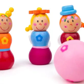 Bigjigs Toys - Fa kugli tündérek - JátékManufaktúra