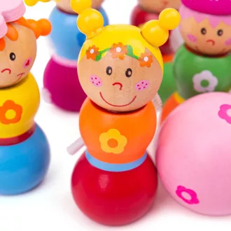 Bigjigs Toys - Fa kugli tündérek - JátékManufaktúra