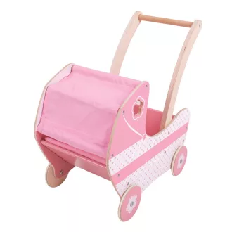 Bigjigs Toys - Fa babakocsi - JátékManufaktúra