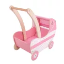 Bigjigs Toys - Fa babakocsi - JátékManufaktúra