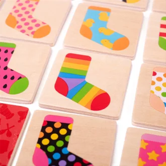 Bigjigs Toys - Zokni memóriajáték - JátékManufaktúra