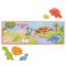 Bigjigs Toys - Mágneses puzzle dinoszauruszok - JátékManufaktúra