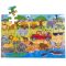 Bigjigs Toys - Padlópuzzle Afrikai kaland (48 db) - JátékManufaktúra