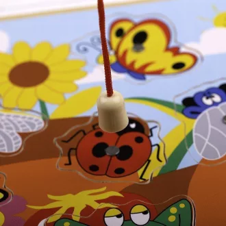 Bigjigs Toys - Fa rovarfogó játék - JátékManufaktúra