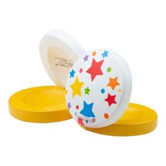Bigjigs Toys - Kasztanyetta csillagos (sárga) - JátékManufaktúra