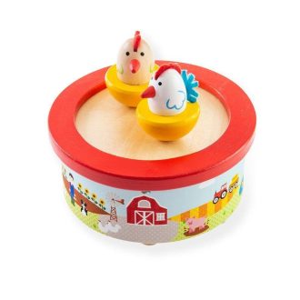 Bigjigs Toys - Fa zenélődoboz - farm - JátékManufaktúra