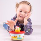 Bigjigs Toys - Fa zenélődoboz - farm - JátékManufaktúra