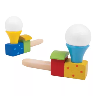 Bigjigs Toys - Mozdony lufival 1 db - JátékManufaktúra