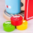 Bigjigs Toys - Fa kávéfőző piros - JátékManufaktúra