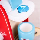 Bigjigs Toys - Fa kávéfőző piros - JátékManufaktúra