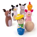 Bigjigs Toys - Fa kugli farm - JátékManufaktúra