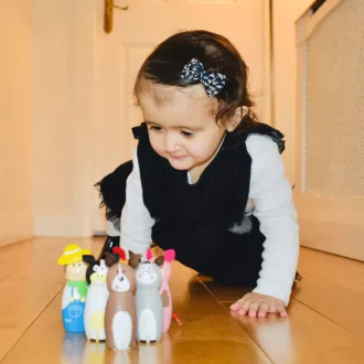 Bigjigs Toys - Fa kugli farm - JátékManufaktúra