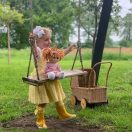 Bigjigs Toys - Textilbaba Daisy 28 cm - JátékManufaktúra