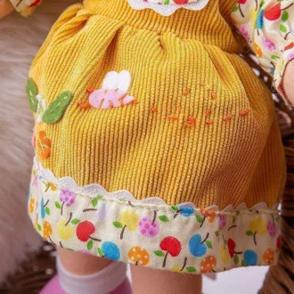 Bigjigs Toys - Textilbaba Daisy 28 cm - JátékManufaktúra
