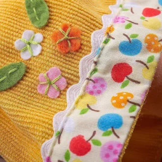 Bigjigs Toys - Textilbaba Daisy 28 cm - JátékManufaktúra