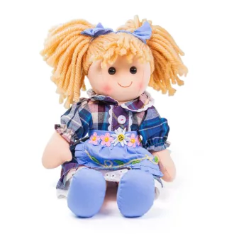 Bigjigs Toys - Textilbaba Katie 34 cm - JátékManufaktúra