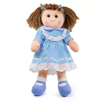 Bigjigs Toys - Textilbaba Amelia 38 cm - JátékManufaktúra