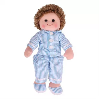 Bigjigs Toys - Textilbaba Arthur 34 cm - JátékManufaktúra