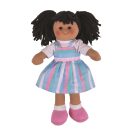 Bigjigs Toys - Textilbaba Kira 28 cm - JátékManufaktúra