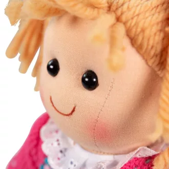 Bigjigs Toys - Textilbaba Maggie 34 cm - JátékManufaktúra