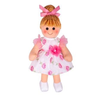 Bigjigs Toys - Textilbaba Megan 34 cm - JátékManufaktúra