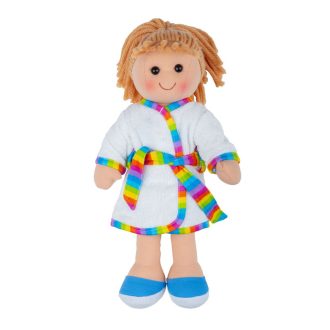 Bigjigs Toys - Textilbaba Michelle 34 cm - JátékManufaktúra