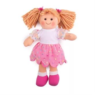 Bigjigs Toys - Textilbaba Darcie 28 cm - JátékManufaktúra