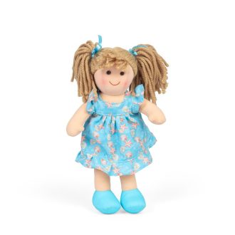 Bigjigs Toys - Textilbaba Maisie - kicsi 25 cm - JátékManufaktúra