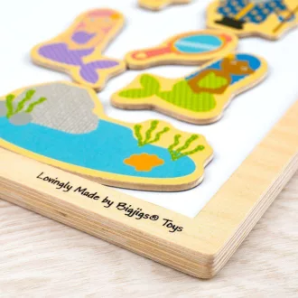 Bigjigs Toys - Fa mágneses tábla - JátékManufaktúra