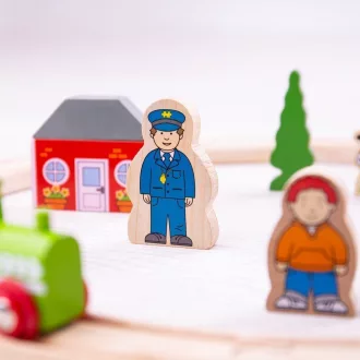 Bigjigs Rail - Első vonatpályám 19 db - JátékManufaktúra