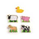 Bigjigs Rail - Vidéki út fa vonatpálya 80 db - JátékManufaktúra