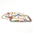 Bigjigs Rail - Vonat- és autópálya szett - JátékManufaktúra