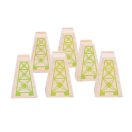 Bigjigs Rail - Hídtartó pillér (6 db) - JátékManufaktúra