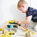 Bigjigs Rail - Fa vonatpálya Szafari - JátékManufaktúra