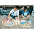 Bigjigs Rail - Tengerpart takarítás fa vonatpálya 70 db - JátékManufaktúra